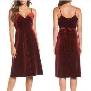 Ali & Jay Red Velvet Dress (NEW)